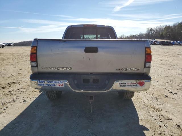 5TBBT44174S440397 - 2004 TOYOTA TUNDRA ACCESS CAB SR5 SILVER photo 6