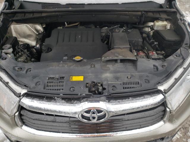 5TDJKRFH3FS161898 - 2015 TOYOTA HIGHLANDER XLE CREAM photo 12