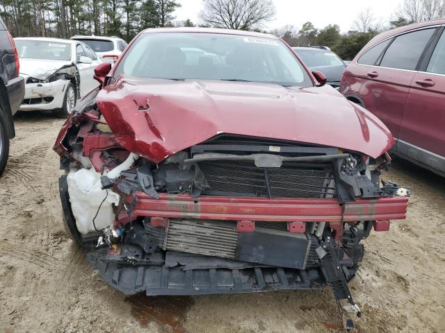 3FA6P0K92DR212606 - 2013 FORD FUSION TITANIUM RED photo 5