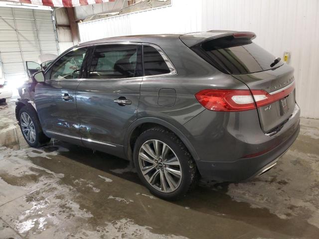 2LMPJ8LP3HBL24542 - 2017 LINCOLN MKX RESERVE GRAY photo 2