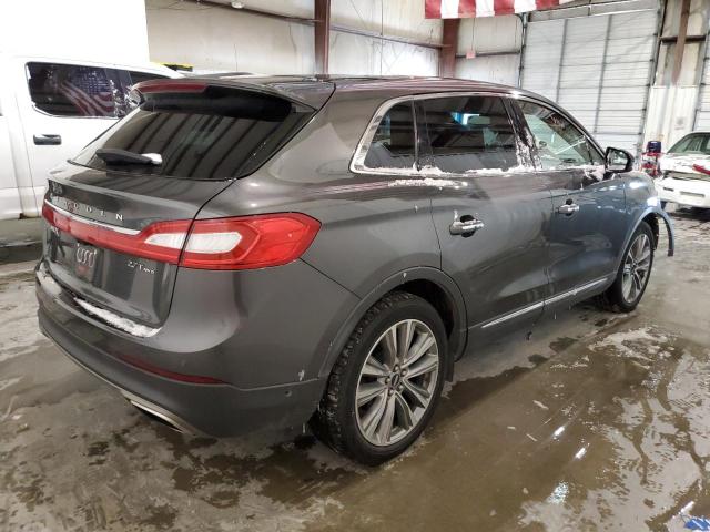2LMPJ8LP3HBL24542 - 2017 LINCOLN MKX RESERVE Մոխրագույն լուսանկար 3
