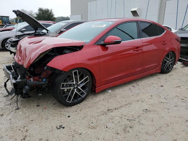 KMHD04LB8LU100300 - 2020 HYUNDAI ELANTRA SPORT RED photo 1