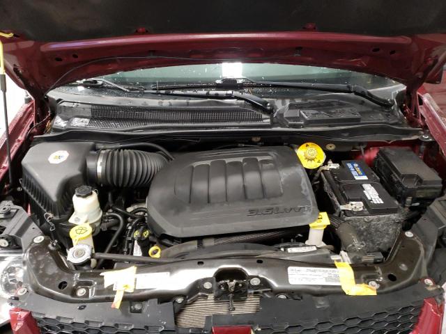 2C4RDGEG1KR640530 - 2019 DODGE GRAND CARA GT BURGUNDY photo 11