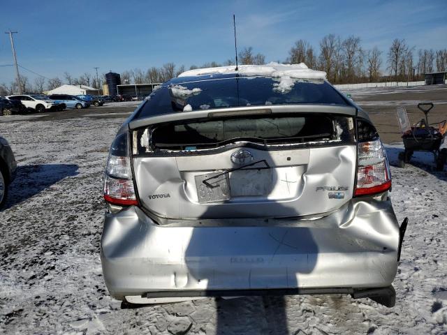 JTDKB20U457023376 - 2005 TOYOTA PRIUS SILVER photo 6