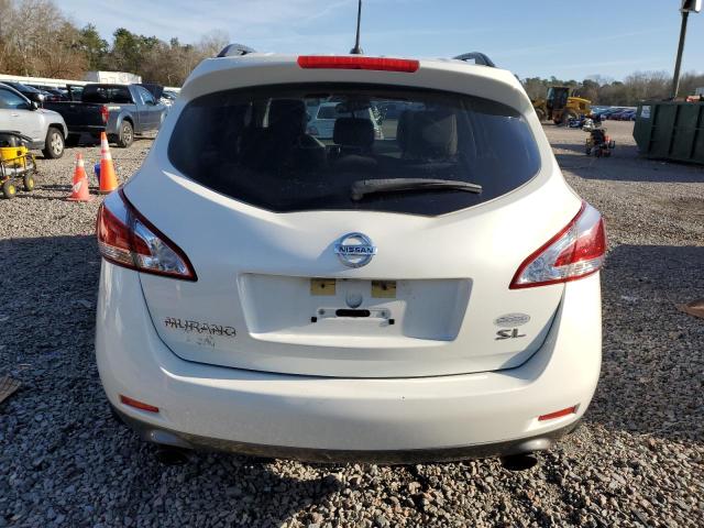 JN8AZ1MU1DW213883 - 2013 NISSAN MURANO S WHITE photo 6