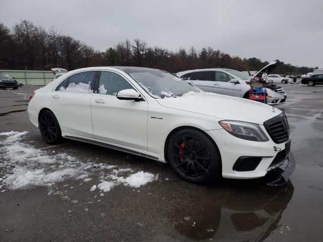 WDDUG7JB8FA117016 - 2015 MERCEDES-BENZ S 63 AMG WHITE photo 4