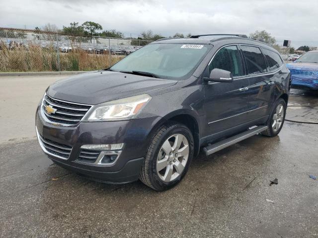 1GNKRJKD2FJ205382 - 2015 CHEVROLET TRAVERSE LTZ GRAY photo 1