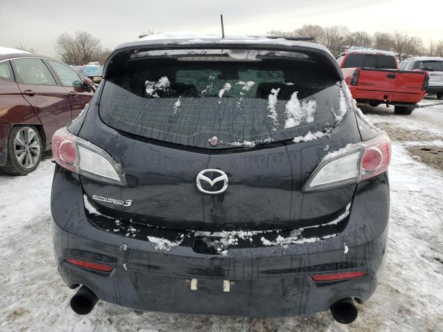 JM1BL1K43B1406356 - 2011 MAZDA SPEED 3 შავი ფოტო 6