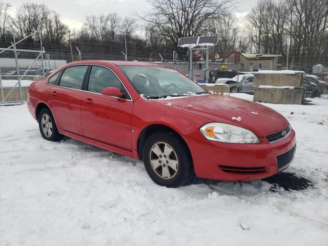 2G1WT57N091297815 - 2009 CHEVROLET IMPALA 1LT RED photo 4