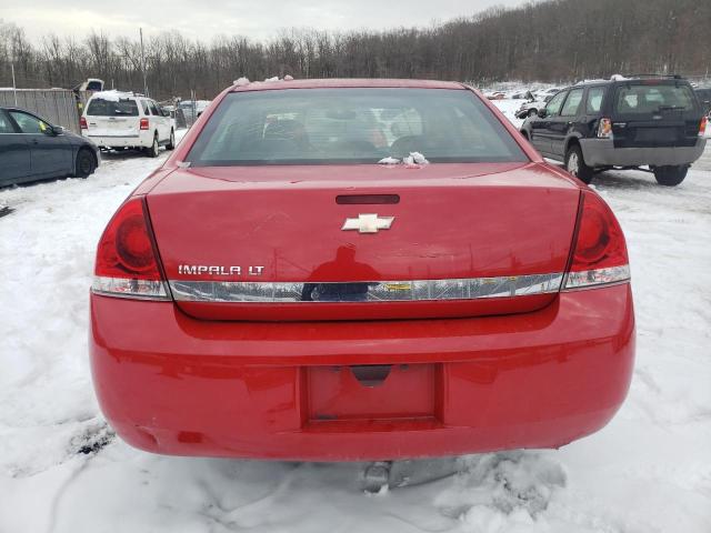 2G1WT57N091297815 - 2009 CHEVROLET IMPALA 1LT RED photo 6