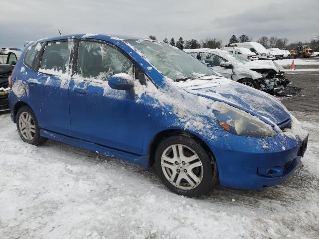 JHMGD38657S007472 - 2007 HONDA FIT S BLUE photo 4