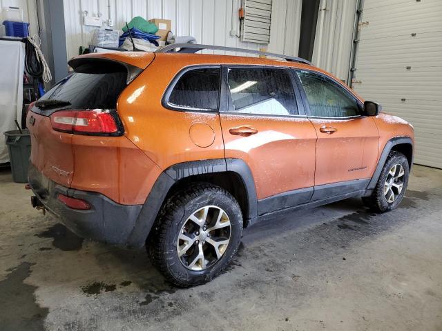 1C4PJMBS6GW328533 - 2016 JEEP CHEROKEE TRAILHAWK ORANGE photo 3