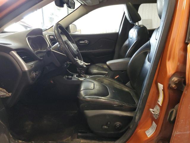 1C4PJMBS6GW328533 - 2016 JEEP CHEROKEE TRAILHAWK ORANGE photo 7