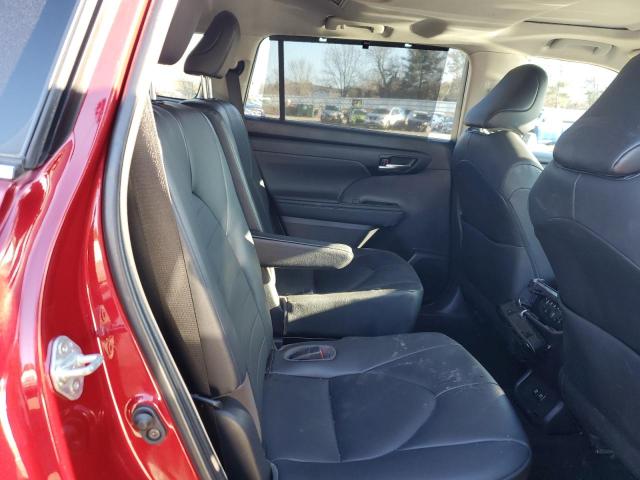 5TDGZRBH9LS012581 - 2020 TOYOTA HIGHLANDER XLE RED photo 11