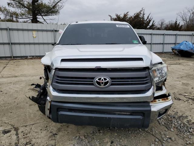 5TFUY5F13EX358022 - 2014 TOYOTA TUNDRA DOUBLE CAB SR/SR5 WHITE photo 5