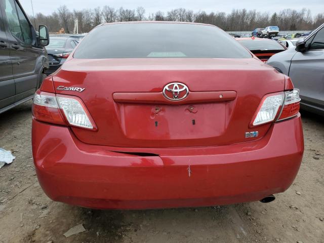 JTNBB46K273041561 - 2007 TOYOTA CAMRY HYBRID RED photo 6