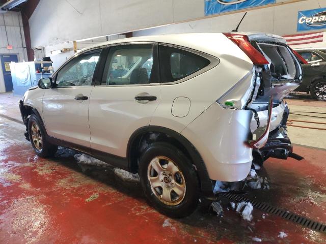 2HKRM4H33DH677926 - 2013 HONDA CR-V LX SILVER photo 2