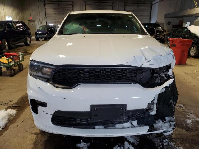 1C4RDJDG4MC634022 - 2021 DODGE DURANGO GT WHITE photo 5