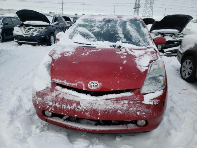 JTDKB20UX77629249 - 2007 TOYOTA PRIUS RED photo 5