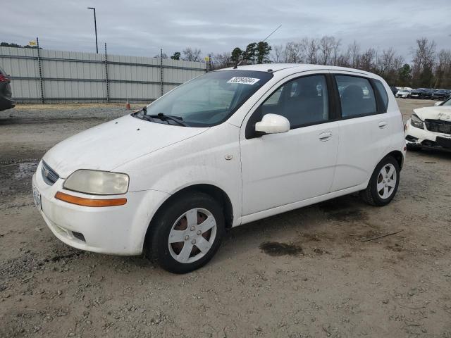 KL1TD66666B573327 - 2006 CHEVROLET AVEO BASE WHITE photo 1