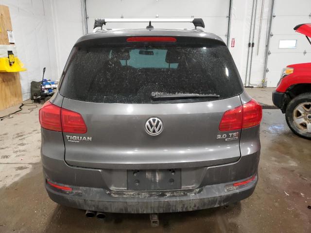 WVGBV3AX4EW534562 - 2014 VOLKSWAGEN TIGUAN S SILVER photo 6