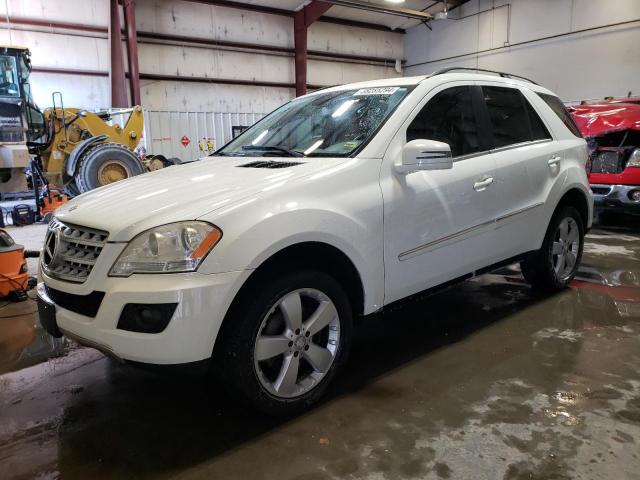 4JGBB8GB3BA722290 - 2011 MERCEDES-BENZ ML 350 4MATIC WHITE photo 1