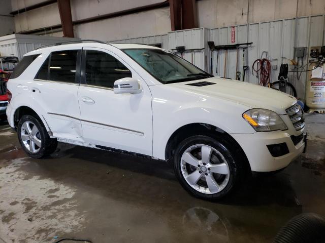 4JGBB8GB3BA722290 - 2011 MERCEDES-BENZ ML 350 4MATIC WHITE photo 4