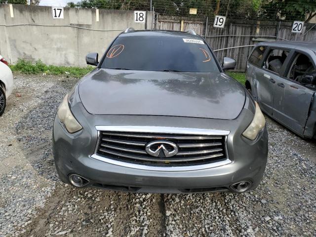 JN8CS1MU4EM452287 - 2014 INFINITI QX70 GRAY photo 5