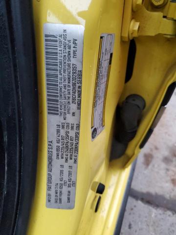 ZFBCFADH9EZ029357 - 2014 FIAT 500L TREKKING YELLOW photo 12