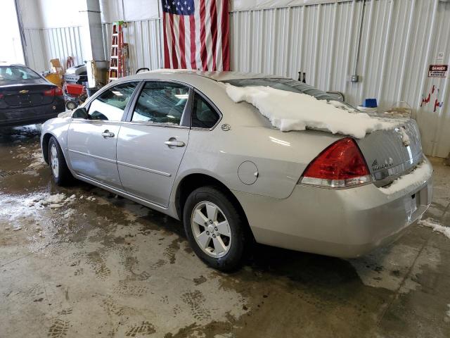 2G1WT58N181303893 - 2008 CHEVROLET IMPALA LT SILVER photo 2