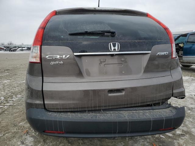 2HKRM4H7XEH701563 - 2014 HONDA CR-V EXL BROWN photo 6