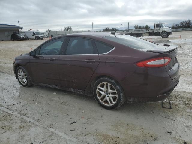 3FA6P0H72DR110907 - 2013 FORD FUSION SE MAROON photo 2