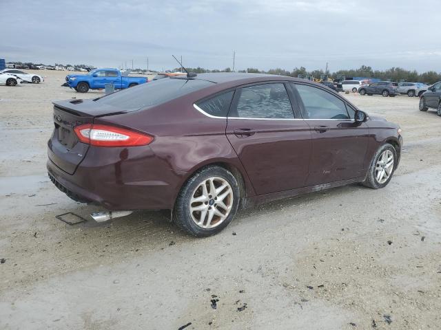 3FA6P0H72DR110907 - 2013 FORD FUSION SE MAROON photo 3