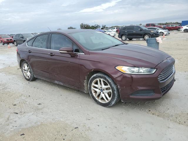 3FA6P0H72DR110907 - 2013 FORD FUSION SE MAROON photo 4