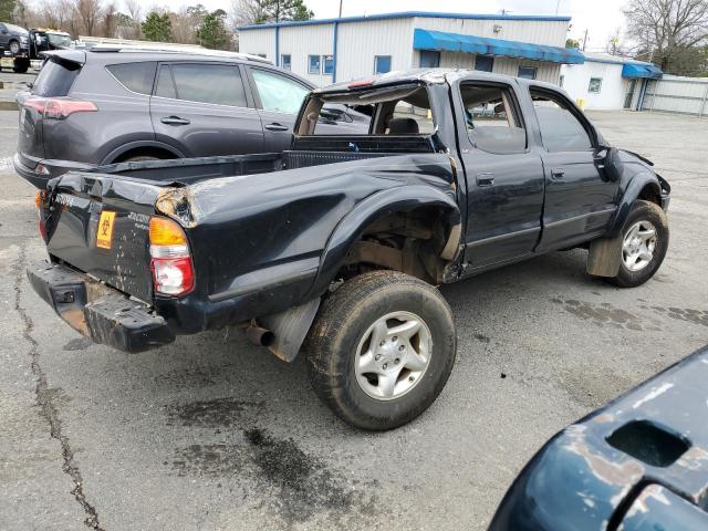 5TEGM92N84Z406081 - 2004 TOYOTA TACOMA DOUBLE CAB PRERUNNER BLACK photo 3