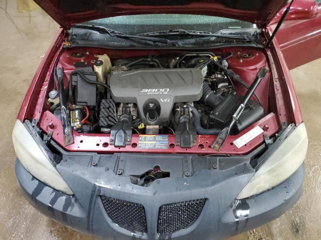2G2WP522251354345 - 2005 PONTIAC GRAND PRIX 勃艮第红 照片 11
