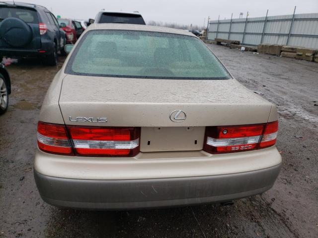 JT8BF28G4Y0249030 - 2000 LEXUS ES 300 TAN photo 6