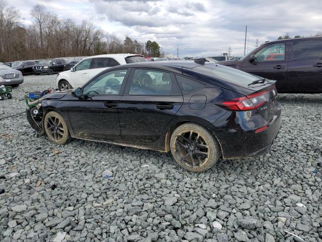 19XFL2H8XNE003655 - 2022 HONDA CIVIC SPORT Schwarz Foto 2