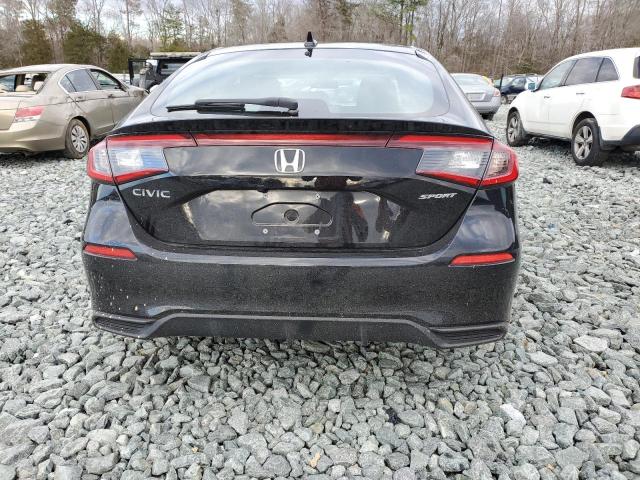 19XFL2H8XNE003655 - 2022 HONDA CIVIC SPORT Schwarz Foto 6