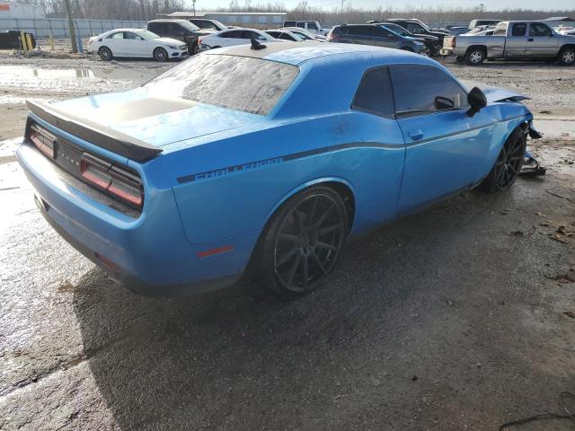 2C3CDZBGXFH904978 - 2015 DODGE CHALLENGER SXT PLUS BLUE photo 3