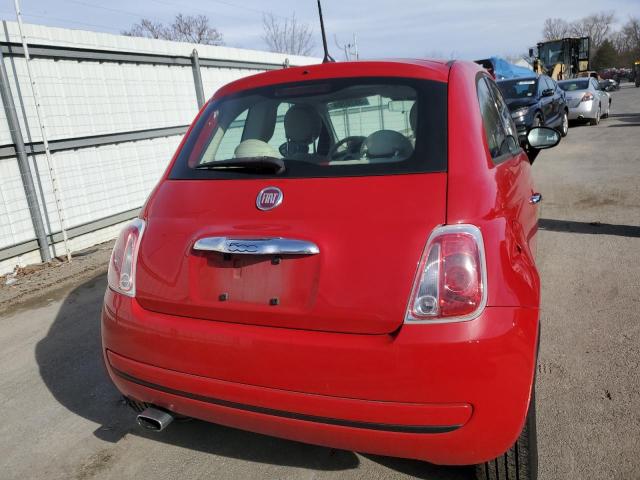 3C3CFFAR7DT754568 - 2013 FIAT 500 POP RED photo 6