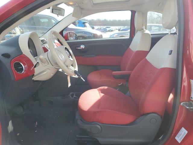 3C3CFFAR7DT754568 - 2013 FIAT 500 POP RED photo 7