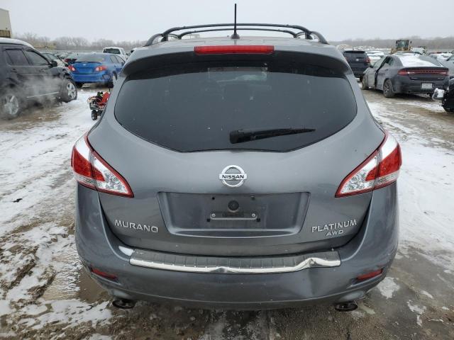 JN8AZ1MW6DW306349 - 2013 NISSAN MURANO S GRAY photo 6