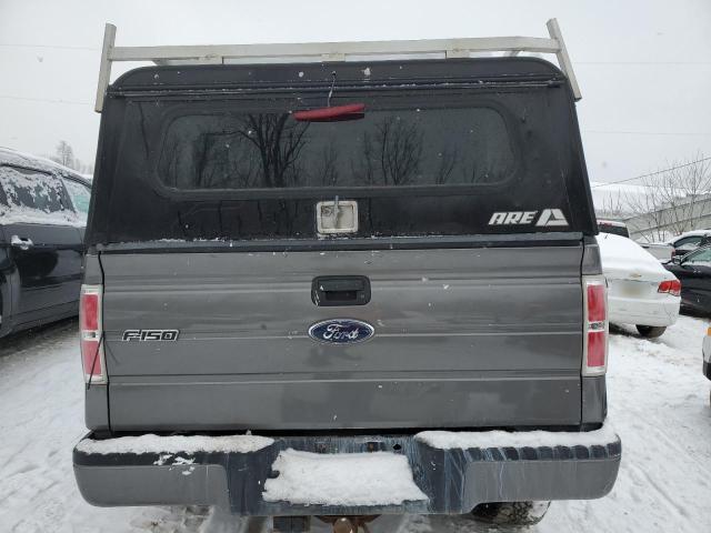 1FTFX1EF2DFA24070 - 2013 FORD F150 SUPER CAB GRAY photo 6