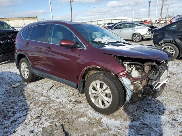 5J6RM4H70EL050370 - 2014 HONDA CR-V EXL BURGUNDY photo 4