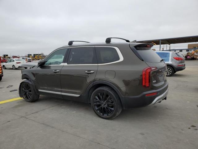 5XYP5DHC6MG106457 - 2021 KIA TELLURIDE SX BROWN photo 2