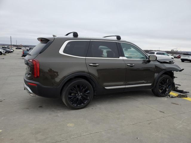 5XYP5DHC6MG106457 - 2021 KIA TELLURIDE SX BROWN photo 3