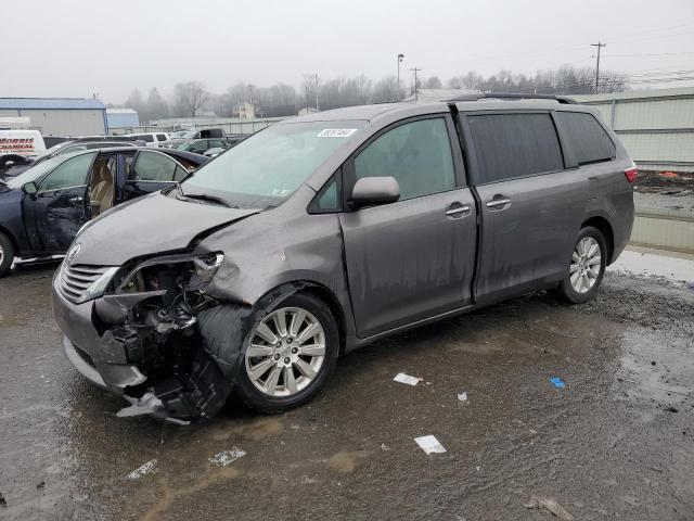 5TDDK3DC5FS108993 - 2015 TOYOTA SIENNA XLE CHARCOAL photo 1