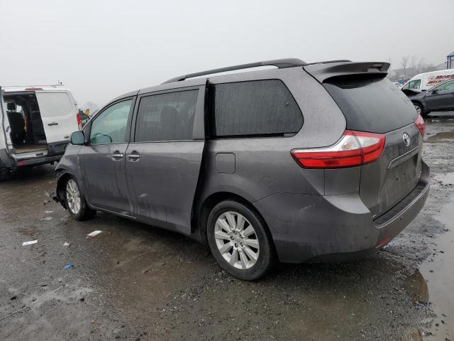 5TDDK3DC5FS108993 - 2015 TOYOTA SIENNA XLE CHARCOAL photo 2