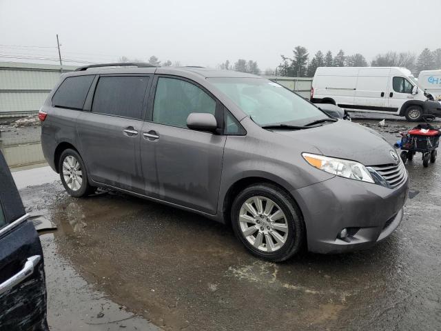 5TDDK3DC5FS108993 - 2015 TOYOTA SIENNA XLE CHARCOAL photo 4